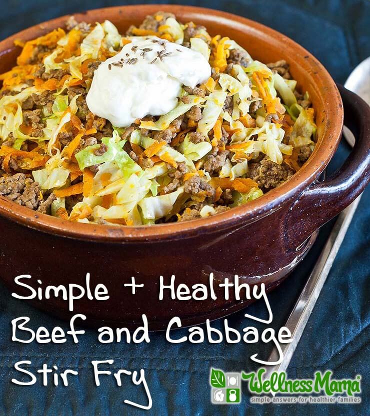Beef and Cabbage Stir Fry
