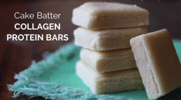 Cake Batter DIY Collagen Protein Bars