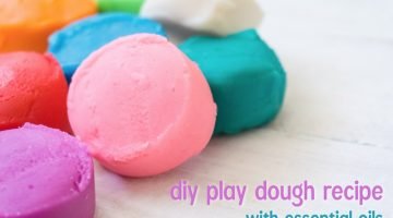 Natural DIY Play Dough with Essential Oils