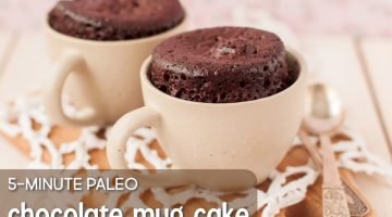 Easy and Healthy Paleo Chocolate Mug Cake