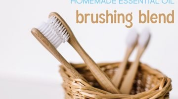 Homemade DIY Essential Oil Brushing Blend