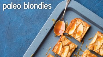 Salted Caramel Paleo Blondies