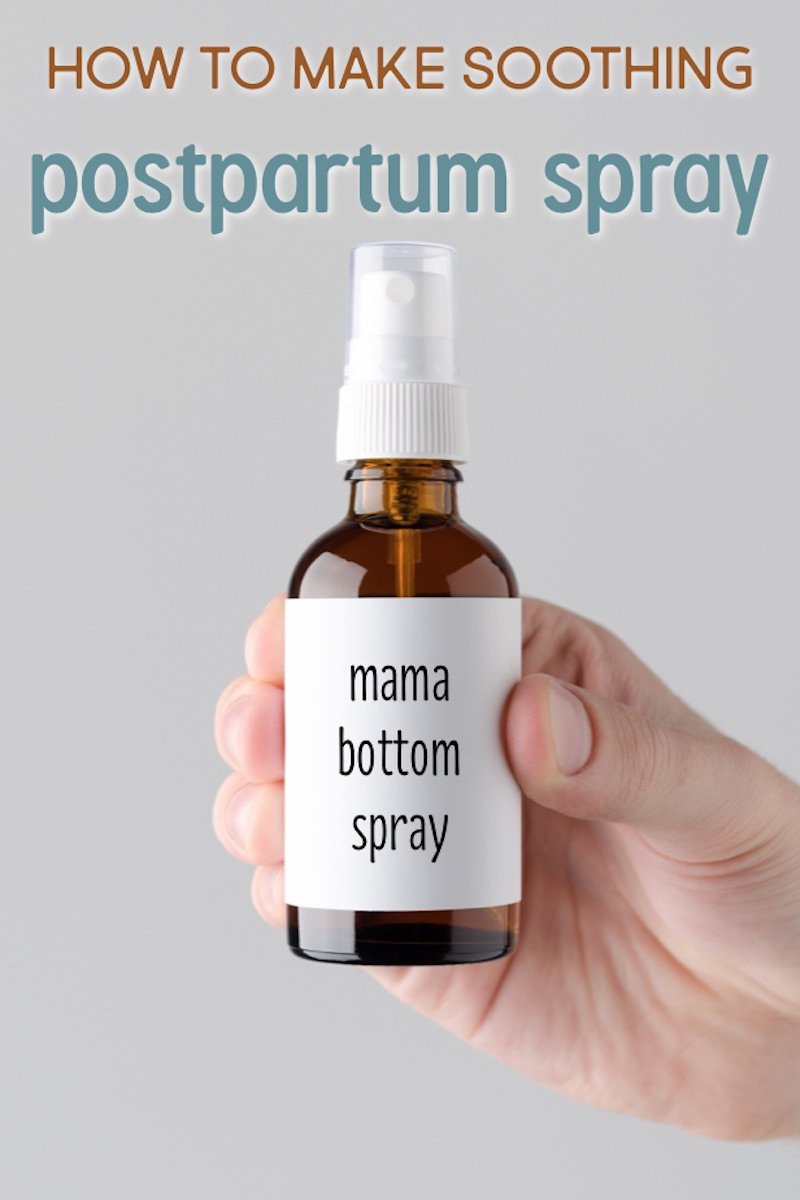 soothing diy mama bottom spray