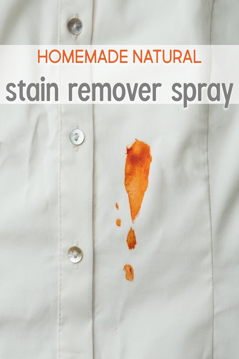 DIY Natural Homemade Stain Remover