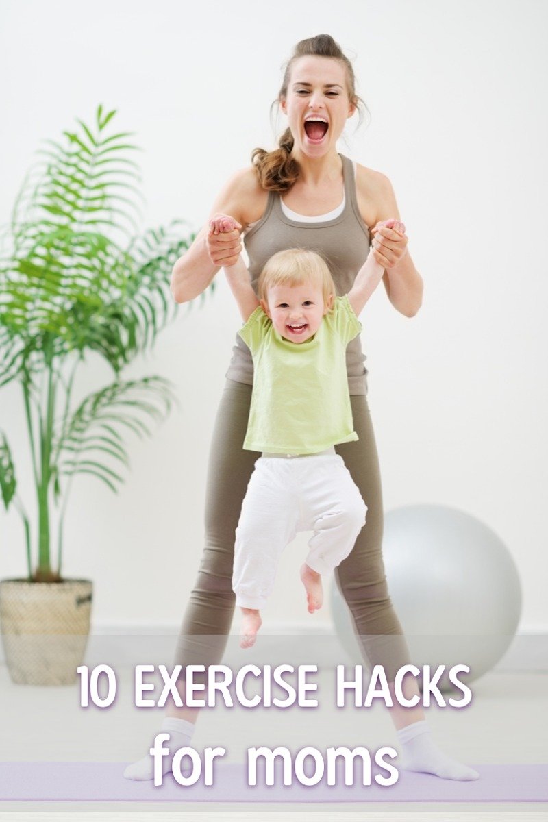 ten exercise hacks for moms